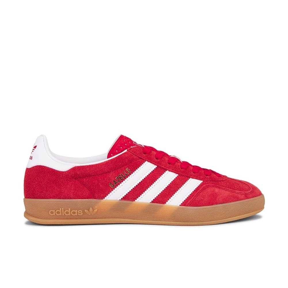 Adidas Gazelles in Scarlet